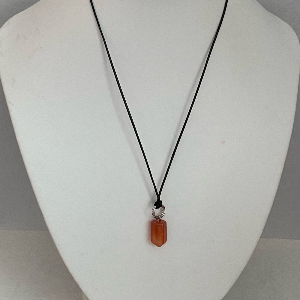NEW Carnelian crystal necklace